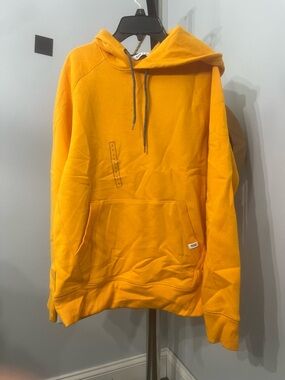 DSG Men's Sport Gold Cotton Fleece Hooded Sweatshirt